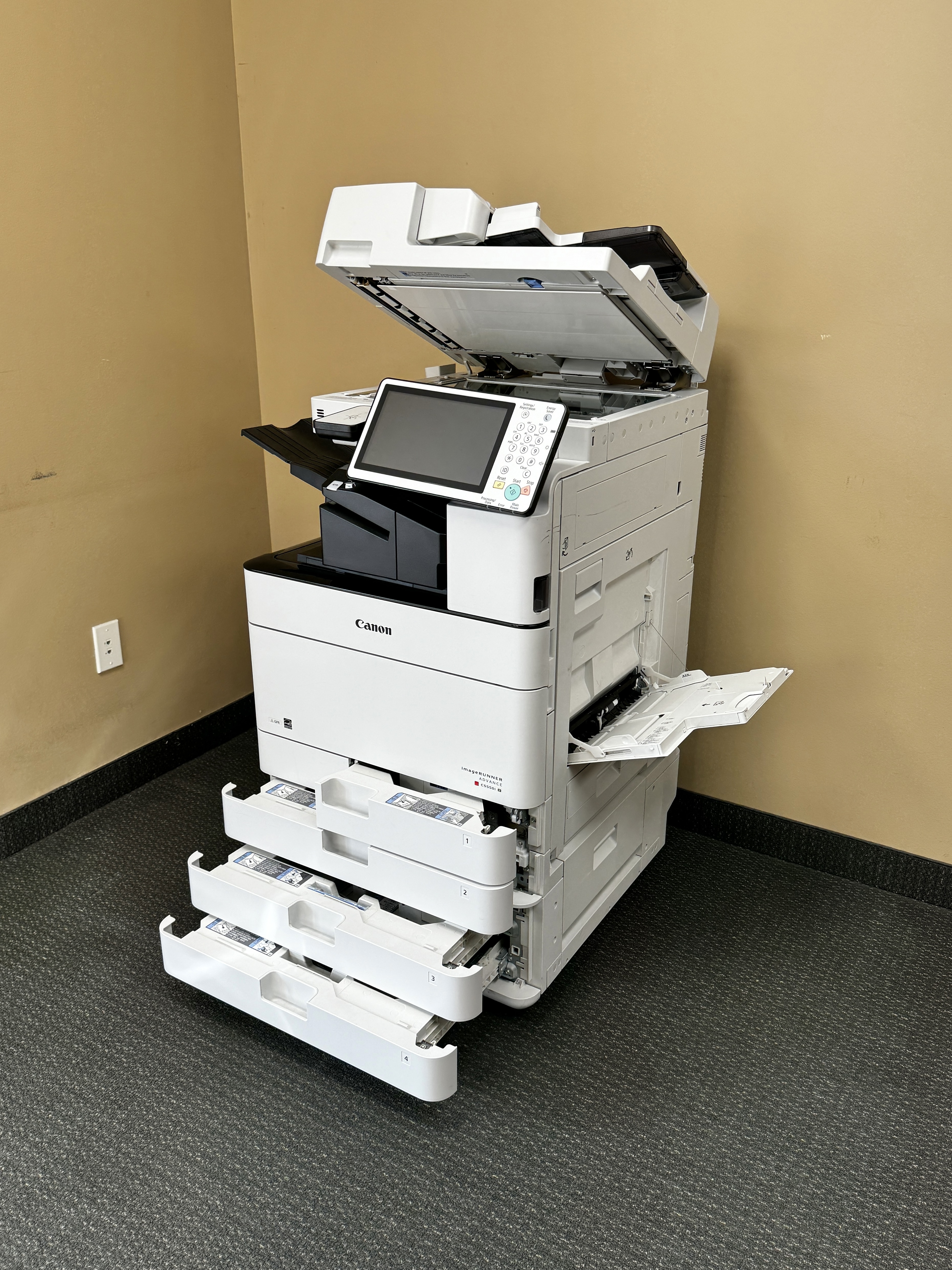 Wide format Canon scanner. 