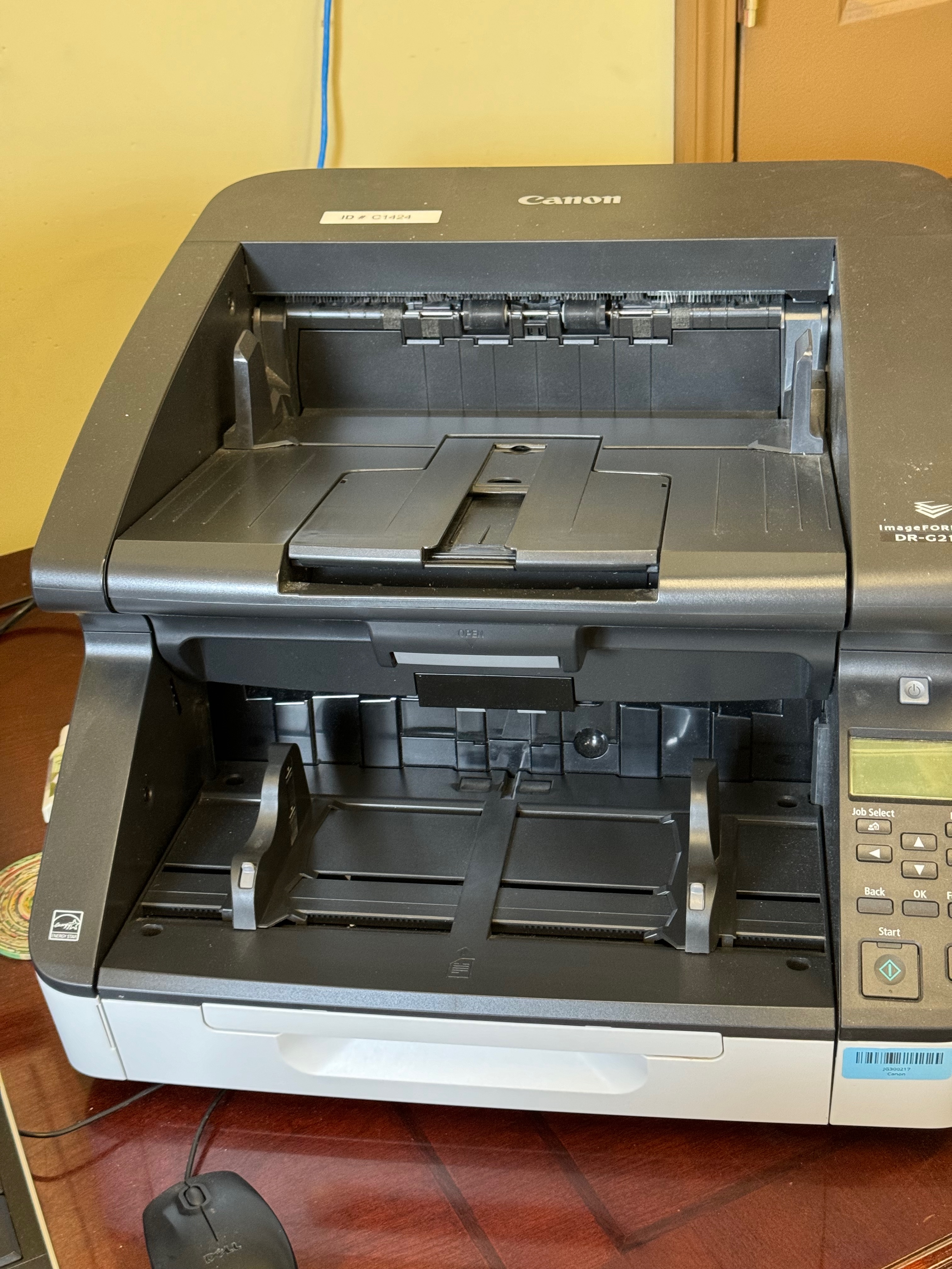 Canon high speed scanner used in document scanning services near me.