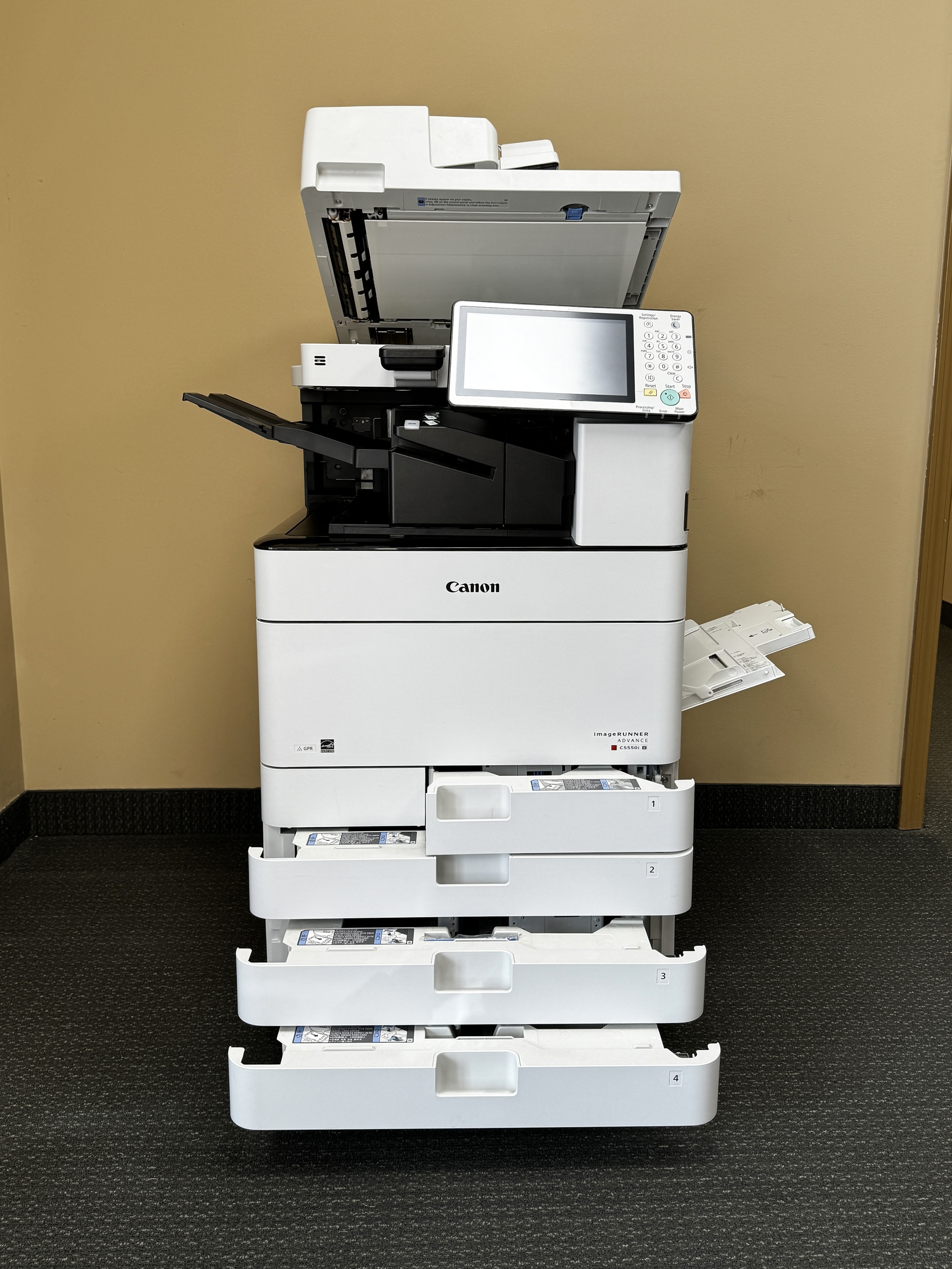 Canon Imagerunner Advance c5550ii used in large format scanning and printing. 