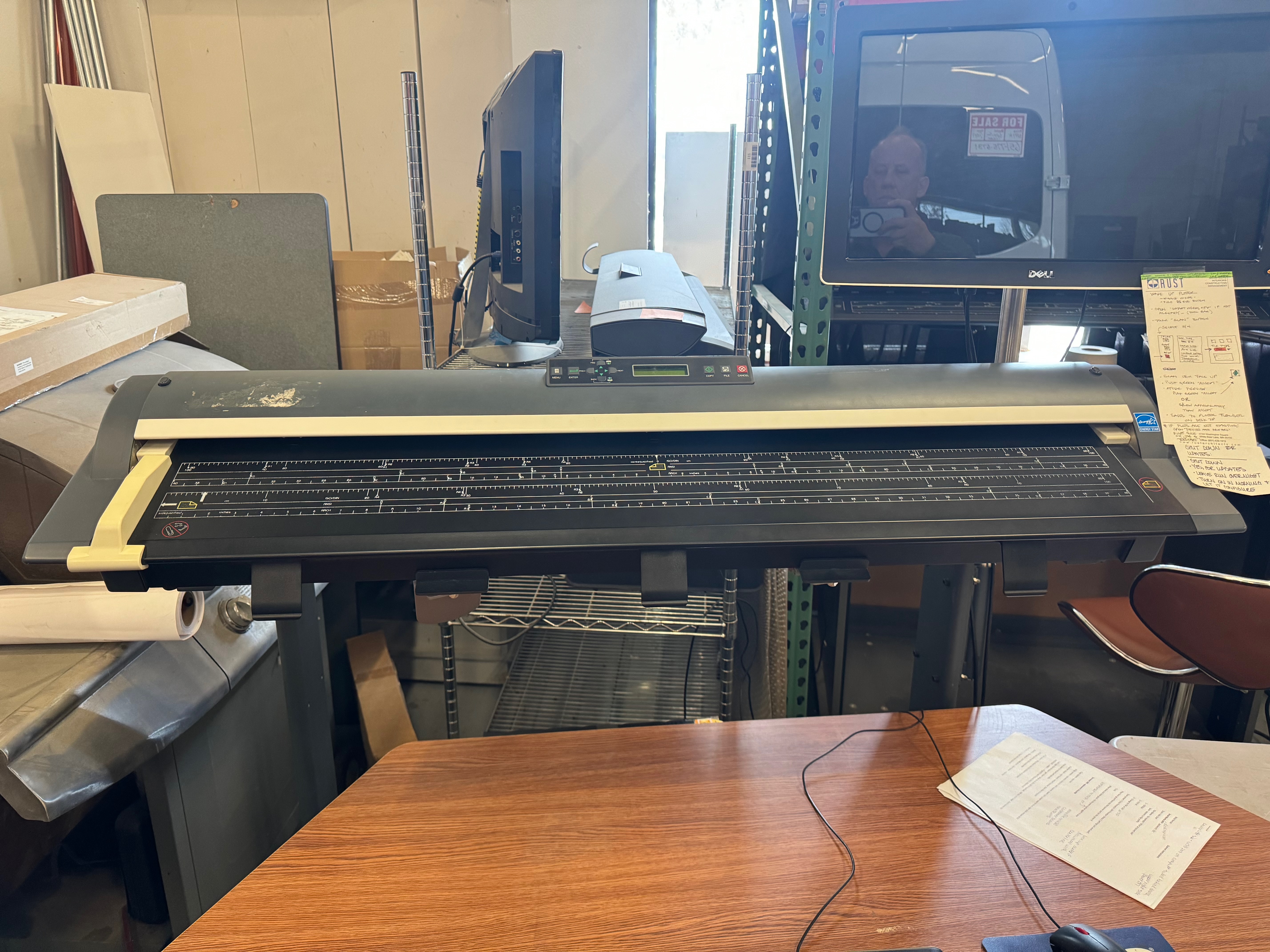 Canon large document scanner.