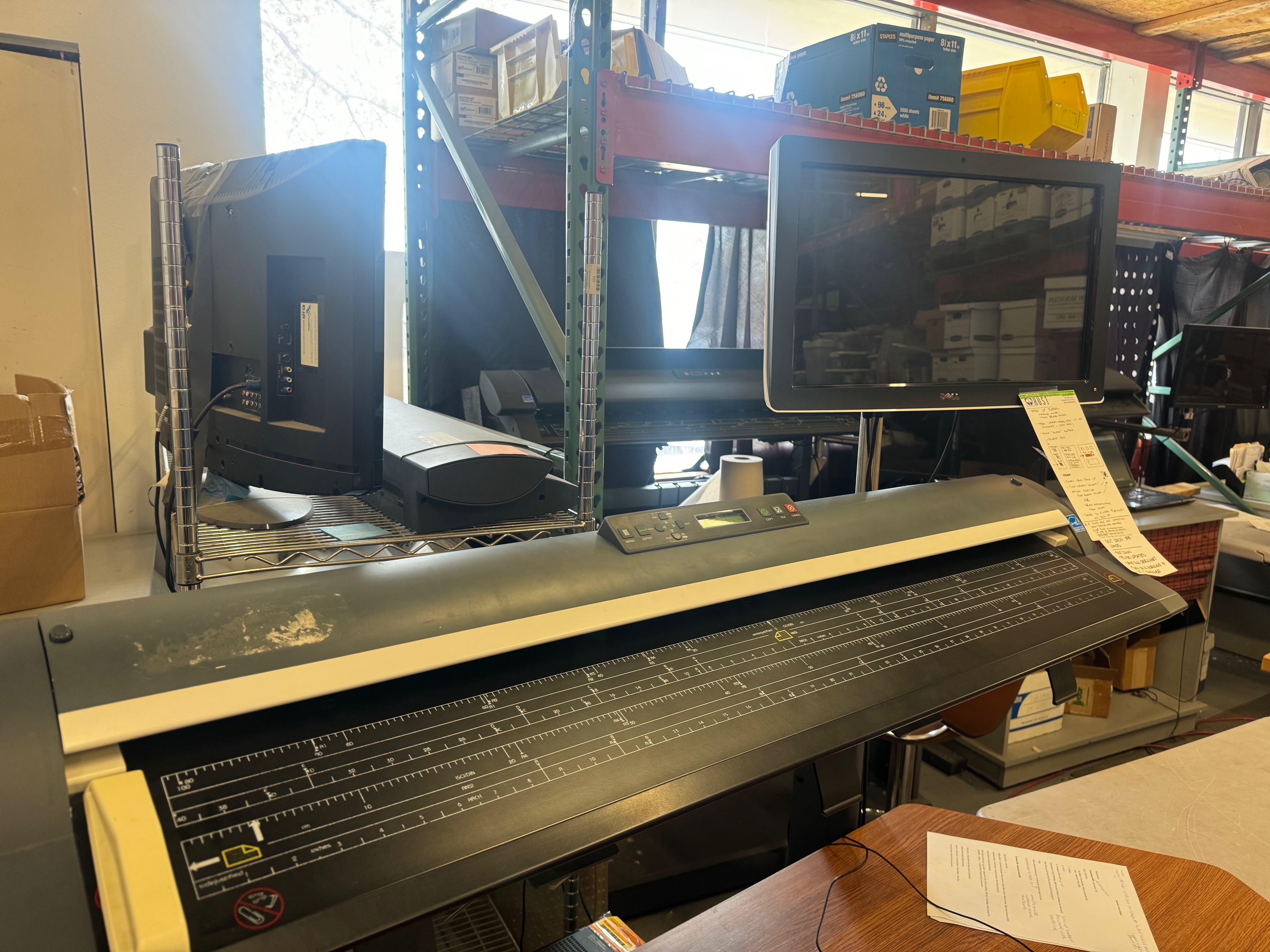 Hp wide format scanner.